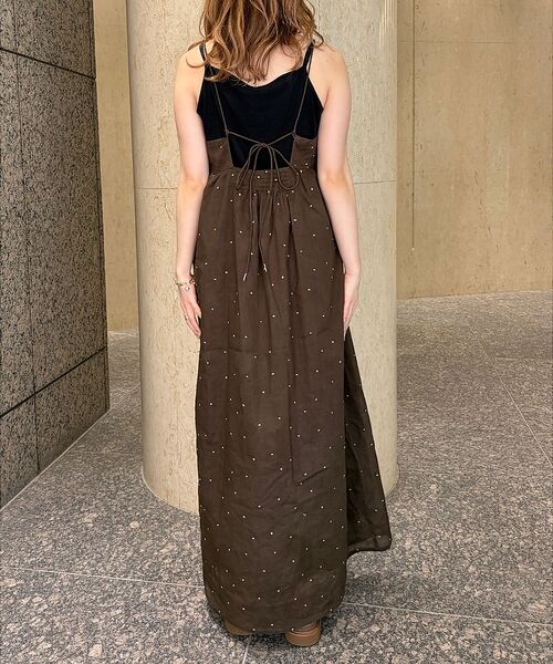 Rouge vif la cle / ルージュ・ヴィフ ラクレ ワンピース | 【2026SS新作】【人気追加】インドドット刺繍キャミワンピース【予約】 | 詳細16