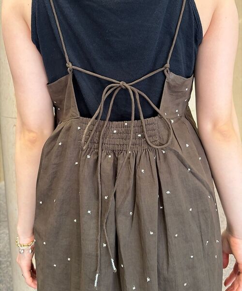 Rouge vif la cle / ルージュ・ヴィフ ラクレ ワンピース | 【2026SS新作】【人気追加】インドドット刺繍キャミワンピース【予約】 | 詳細19