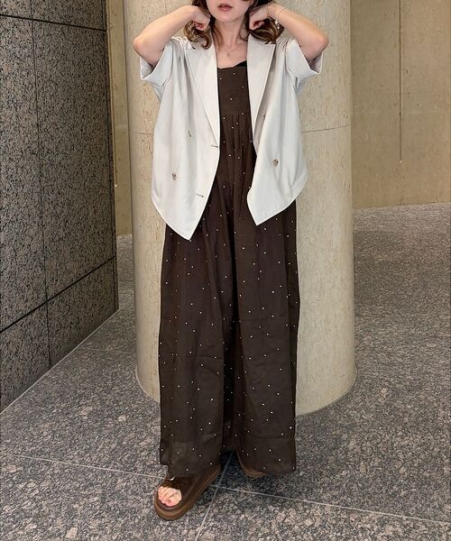 Rouge vif la cle / ルージュ・ヴィフ ラクレ ワンピース | 【2026SS新作】【人気追加】インドドット刺繍キャミワンピース【予約】 | 詳細8