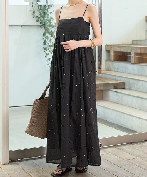 Rouge vif la cle / ルージュ・ヴィフ ラクレ ワンピース | 【2026SS新作】【人気追加】インドドット刺繍キャミワンピース【予約】 | 詳細20