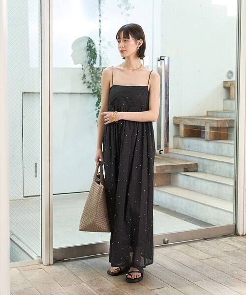 Rouge vif la cle / ルージュ・ヴィフ ラクレ ワンピース | 【2026SS新作】【人気追加】インドドット刺繍キャミワンピース【予約】 | 詳細22