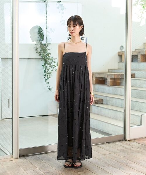 Rouge vif la cle / ルージュ・ヴィフ ラクレ ワンピース | 【2026SS新作】【人気追加】インドドット刺繍キャミワンピース【予約】 | 詳細26