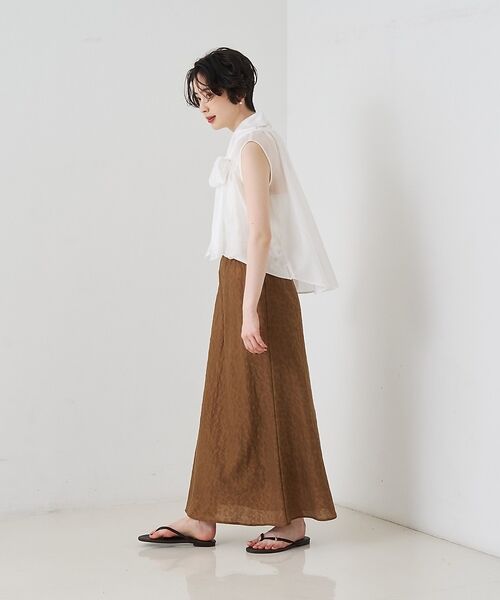 Rouge vif la cle / ルージュ・ヴィフ ラクレ シャツ・ブラウス | 前後2WAYビッグボウタイリボンブラウス【予約】 | 詳細11