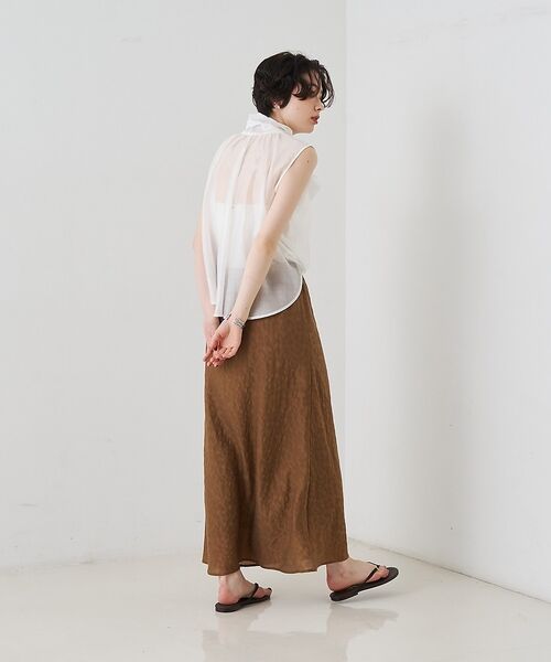 Rouge vif la cle / ルージュ・ヴィフ ラクレ シャツ・ブラウス | 前後2WAYビッグボウタイリボンブラウス【予約】 | 詳細7