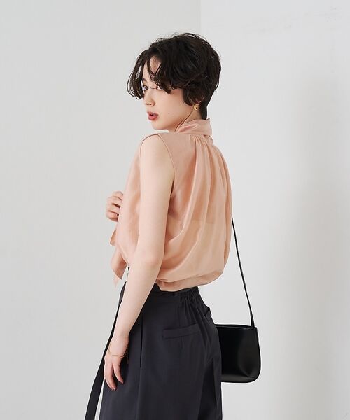 Rouge vif la cle / ルージュ・ヴィフ ラクレ シャツ・ブラウス | 前後2WAYビッグボウタイリボンブラウス【予約】 | 詳細23