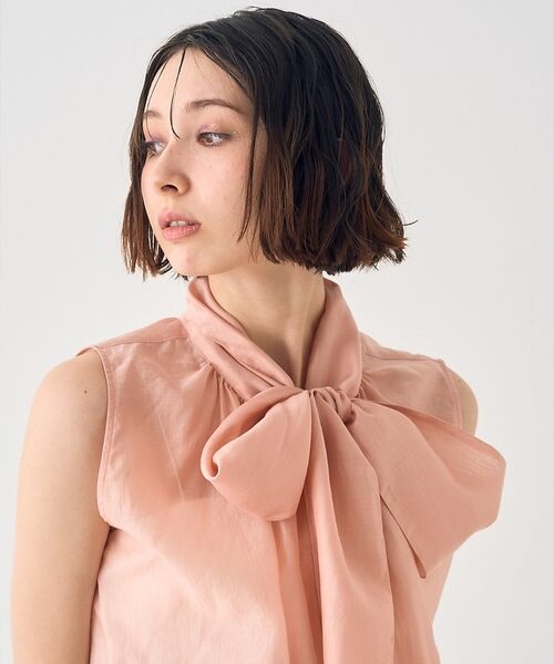 Rouge vif la cle / ルージュ・ヴィフ ラクレ シャツ・ブラウス | 前後2WAYビッグボウタイリボンブラウス【予約】 | 詳細25