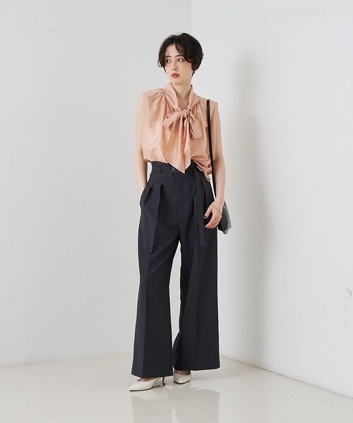 Rouge vif la cle / ルージュ・ヴィフ ラクレ シャツ・ブラウス | 前後2WAYビッグボウタイリボンブラウス【予約】 | 詳細27