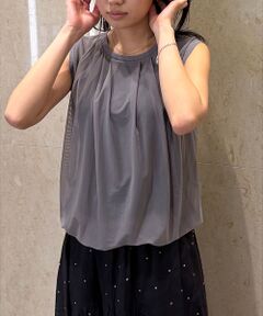 Rouge vif la cle / ルージュ・ヴィフ ラクレ ニット・セーター | 【一部店舗限定】チュールレイヤードニットトップス【予約】