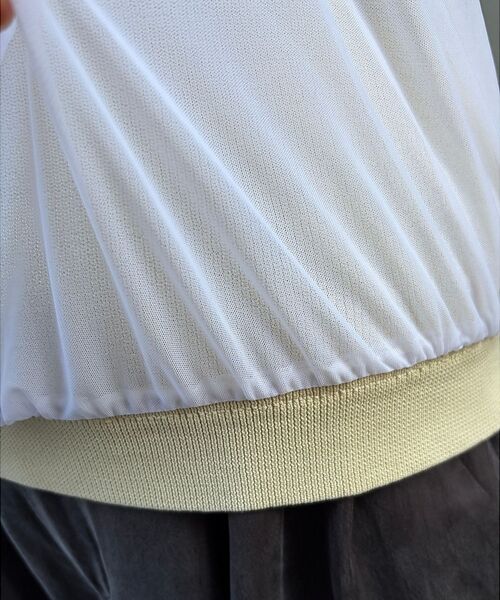 Rouge vif la cle / ルージュ・ヴィフ ラクレ ニット・セーター | 【一部店舗限定】チュールレイヤードニットトップス【予約】 | 詳細10