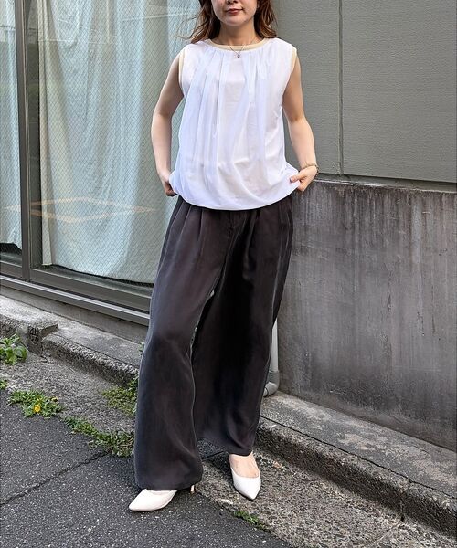 Rouge vif la cle / ルージュ・ヴィフ ラクレ ニット・セーター | 【一部店舗限定】チュールレイヤードニットトップス【予約】 | 詳細5