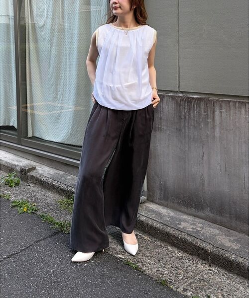 Rouge vif la cle / ルージュ・ヴィフ ラクレ ニット・セーター | 【一部店舗限定】チュールレイヤードニットトップス【予約】 | 詳細6