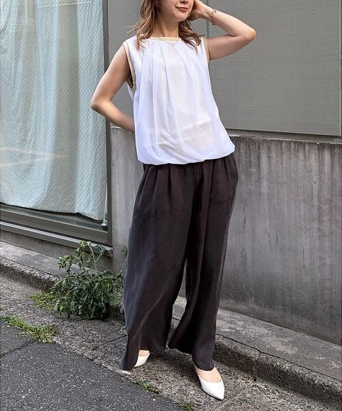 Rouge vif la cle / ルージュ・ヴィフ ラクレ ニット・セーター | 【一部店舗限定】チュールレイヤードニットトップス【予約】 | 詳細8