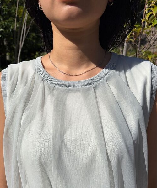 Rouge vif la cle / ルージュ・ヴィフ ラクレ ニット・セーター | 【一部店舗限定】チュールレイヤードニットトップス【予約】 | 詳細22