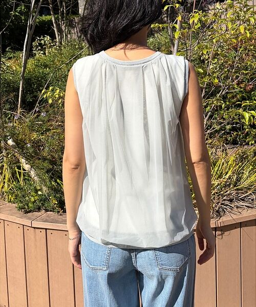 Rouge vif la cle / ルージュ・ヴィフ ラクレ ニット・セーター | 【一部店舗限定】チュールレイヤードニットトップス【予約】 | 詳細23