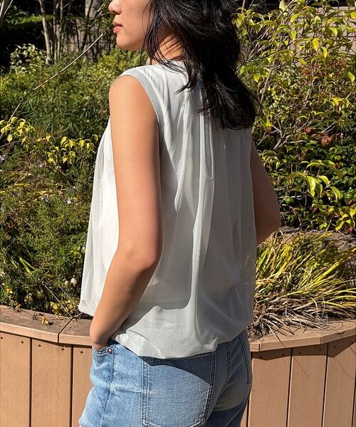 Rouge vif la cle / ルージュ・ヴィフ ラクレ ニット・セーター | 【一部店舗限定】チュールレイヤードニットトップス【予約】 | 詳細13