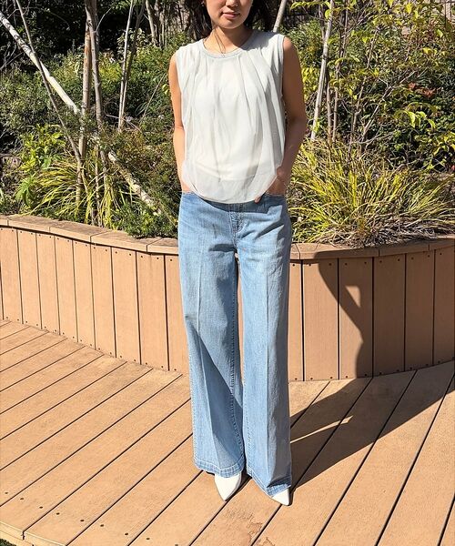 Rouge vif la cle / ルージュ・ヴィフ ラクレ ニット・セーター | 【一部店舗限定】チュールレイヤードニットトップス【予約】 | 詳細15