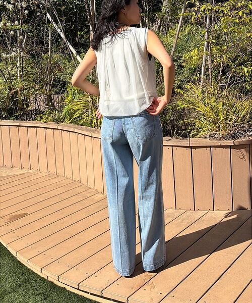 Rouge vif la cle / ルージュ・ヴィフ ラクレ ニット・セーター | 【一部店舗限定】チュールレイヤードニットトップス【予約】 | 詳細17