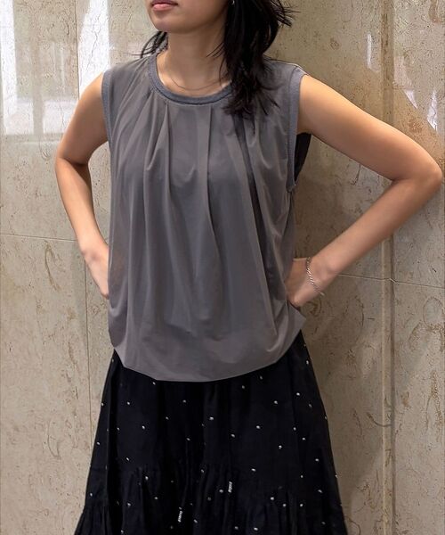 Rouge vif la cle / ルージュ・ヴィフ ラクレ ニット・セーター | 【一部店舗限定】チュールレイヤードニットトップス【予約】 | 詳細25