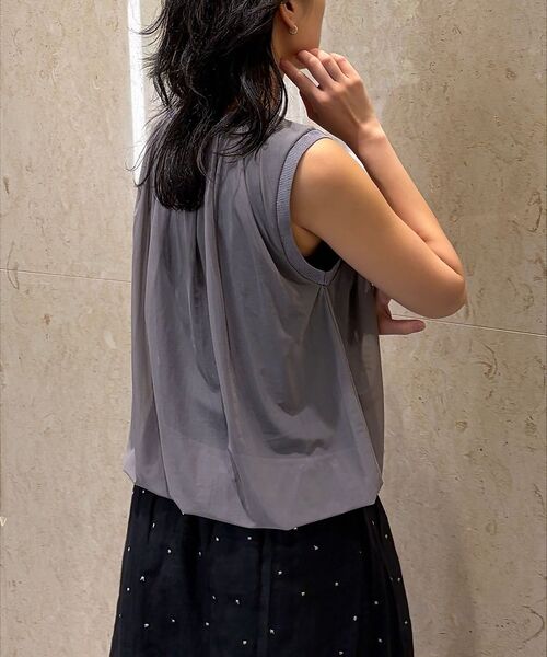 Rouge vif la cle / ルージュ・ヴィフ ラクレ ニット・セーター | 【一部店舗限定】チュールレイヤードニットトップス【予約】 | 詳細26