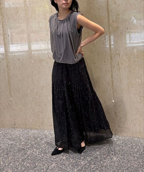 Rouge vif la cle / ルージュ・ヴィフ ラクレ ニット・セーター | 【一部店舗限定】チュールレイヤードニットトップス【予約】 | 詳細27