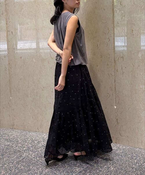 Rouge vif la cle / ルージュ・ヴィフ ラクレ ニット・セーター | 【一部店舗限定】チュールレイヤードニットトップス【予約】 | 詳細29