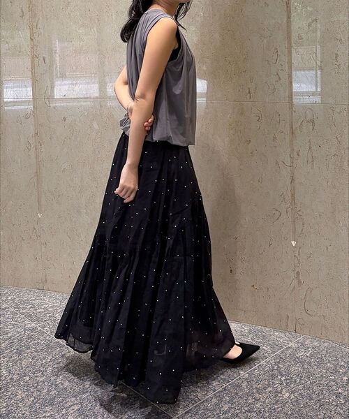 Rouge vif la cle / ルージュ・ヴィフ ラクレ ニット・セーター | 【一部店舗限定】チュールレイヤードニットトップス【予約】 | 詳細30