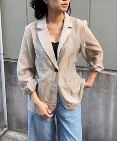 Rouge vif la cle / ルージュ・ヴィフ ラクレ テーラードジャケット | 【一部店舗限定】シアーシングルジャケット