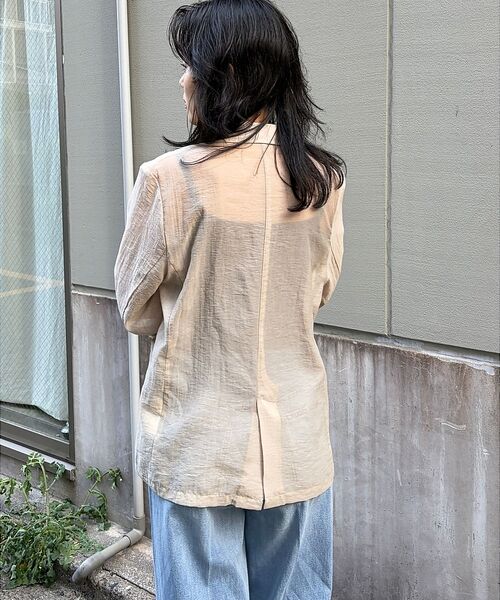 Rouge vif la cle / ルージュ・ヴィフ ラクレ テーラードジャケット | 【一部店舗限定】シアーシングルジャケット | 詳細6