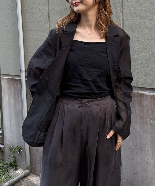 Rouge vif la cle / ルージュ・ヴィフ ラクレ テーラードジャケット | 【一部店舗限定】シアーシングルジャケット | 詳細11