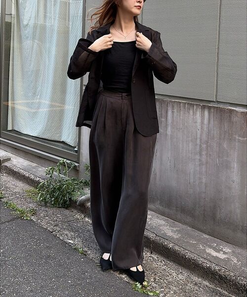 Rouge vif la cle / ルージュ・ヴィフ ラクレ テーラードジャケット | 【一部店舗限定】シアーシングルジャケット | 詳細20