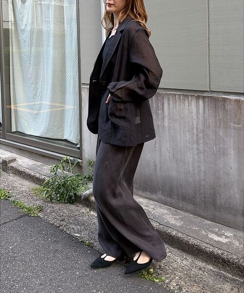 Rouge vif la cle / ルージュ・ヴィフ ラクレ テーラードジャケット | 【一部店舗限定】シアーシングルジャケット | 詳細21