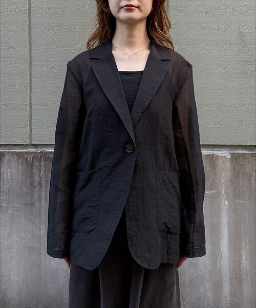 Rouge vif la cle / ルージュ・ヴィフ ラクレ テーラードジャケット | 【一部店舗限定】シアーシングルジャケット | 詳細23