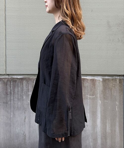 Rouge vif la cle / ルージュ・ヴィフ ラクレ テーラードジャケット | 【一部店舗限定】シアーシングルジャケット | 詳細24