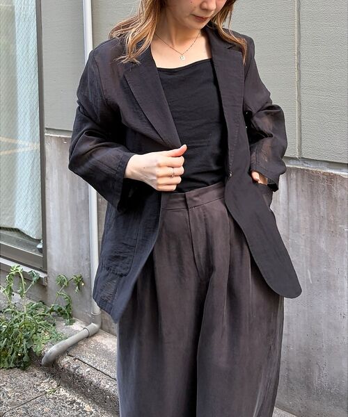 Rouge vif la cle / ルージュ・ヴィフ ラクレ テーラードジャケット | 【一部店舗限定】シアーシングルジャケット | 詳細16