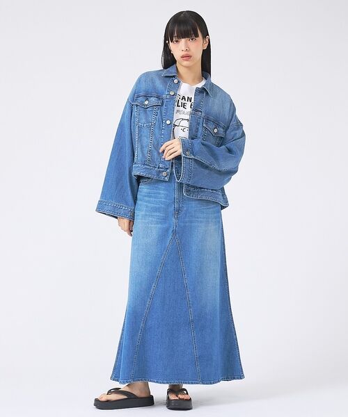 Rouge vif la cle / ルージュ・ヴィフ ラクレ ブルゾン | 【Healthy denim/ヘルシーデニム】デニムジャケット/Latte/ラテ | 詳細1