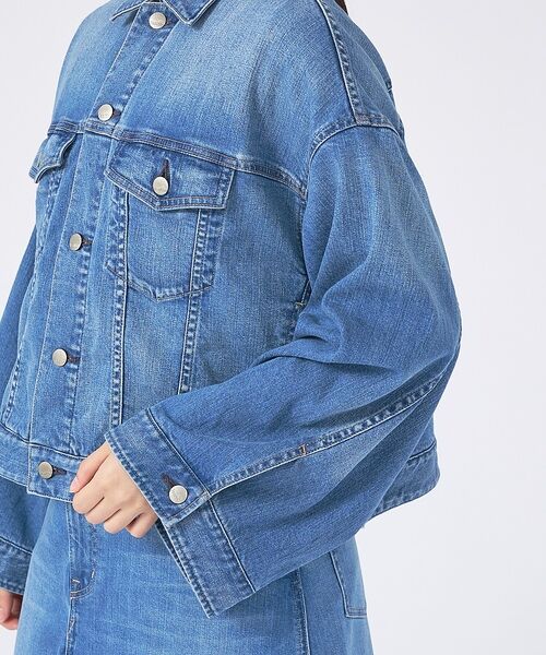 Rouge vif la cle / ルージュ・ヴィフ ラクレ ブルゾン | 【Healthy denim/ヘルシーデニム】デニムジャケット/Latte/ラテ | 詳細12