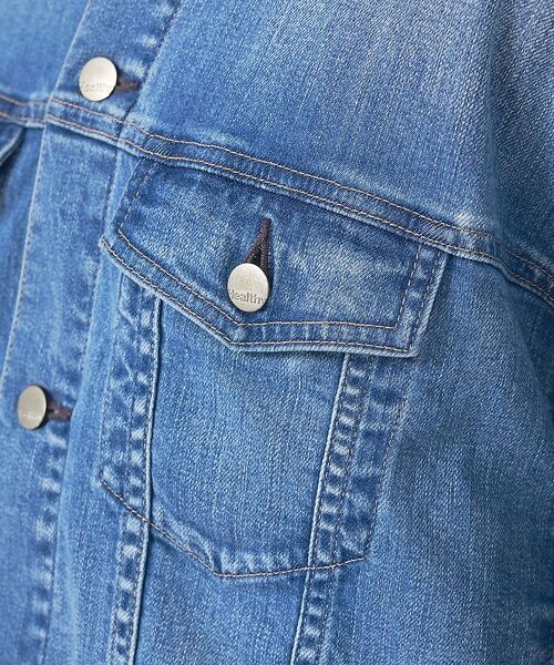 Rouge vif la cle / ルージュ・ヴィフ ラクレ ブルゾン | 【Healthy denim/ヘルシーデニム】デニムジャケット/Latte/ラテ | 詳細14