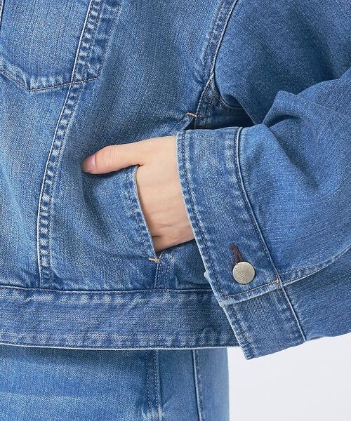 Rouge vif la cle / ルージュ・ヴィフ ラクレ ブルゾン | 【Healthy denim/ヘルシーデニム】デニムジャケット/Latte/ラテ | 詳細16