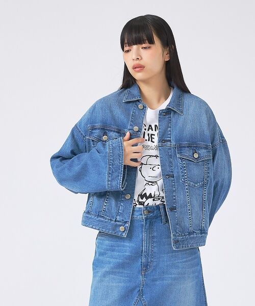 Rouge vif la cle / ルージュ・ヴィフ ラクレ ブルゾン | 【Healthy denim/ヘルシーデニム】デニムジャケット/Latte/ラテ | 詳細5
