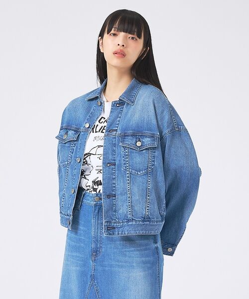 Rouge vif la cle / ルージュ・ヴィフ ラクレ ブルゾン | 【Healthy denim/ヘルシーデニム】デニムジャケット/Latte/ラテ | 詳細6