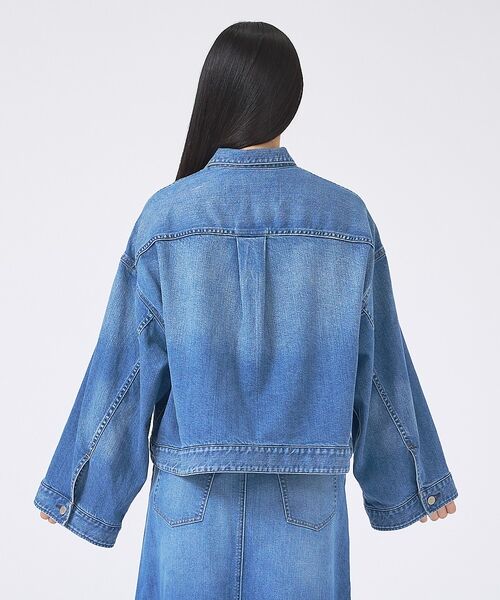 Rouge vif la cle / ルージュ・ヴィフ ラクレ ブルゾン | 【Healthy denim/ヘルシーデニム】デニムジャケット/Latte/ラテ | 詳細9