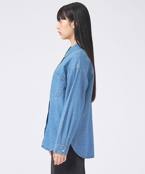 Rouge vif la cle / ルージュ・ヴィフ ラクレ シャツ・ブラウス | 【SOMETHING/サムシング】BIG DENIM SHIRT/デニムシャツ/ | 詳細13