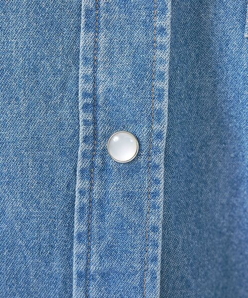 Rouge vif la cle / ルージュ・ヴィフ ラクレ シャツ・ブラウス | 【SOMETHING/サムシング】BIG DENIM SHIRT/デニムシャツ/ | 詳細15