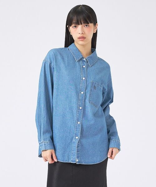 Rouge vif la cle / ルージュ・ヴィフ ラクレ シャツ・ブラウス | 【SOMETHING/サムシング】BIG DENIM SHIRT/デニムシャツ/ | 詳細6