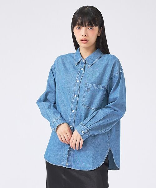 Rouge vif la cle / ルージュ・ヴィフ ラクレ シャツ・ブラウス | 【SOMETHING/サムシング】BIG DENIM SHIRT/デニムシャツ/ | 詳細7