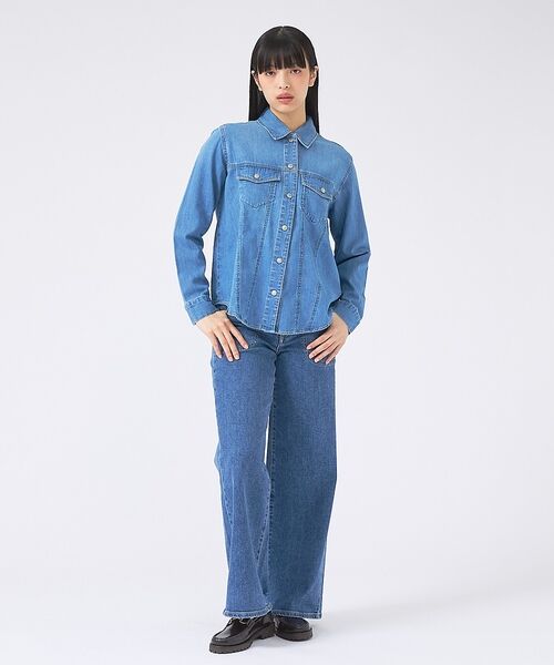 Rouge vif la cle / ルージュ・ヴィフ ラクレ シャツ・ブラウス | 【SOMETHING/サムシング】G-SHIRT/デニムシャツ/デニム【WEB限 | 詳細1