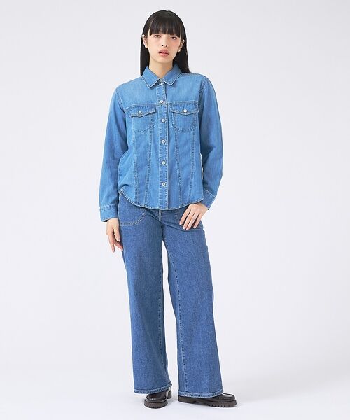 Rouge vif la cle / ルージュ・ヴィフ ラクレ シャツ・ブラウス | 【SOMETHING/サムシング】G-SHIRT/デニムシャツ/デニム【WEB限 | 詳細2
