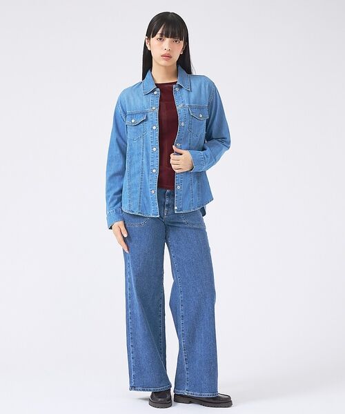 Rouge vif la cle / ルージュ・ヴィフ ラクレ シャツ・ブラウス | 【SOMETHING/サムシング】G-SHIRT/デニムシャツ/デニム【WEB限 | 詳細4