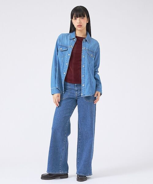 Rouge vif la cle / ルージュ・ヴィフ ラクレ シャツ・ブラウス | 【SOMETHING/サムシング】G-SHIRT/デニムシャツ/デニム【WEB限 | 詳細5