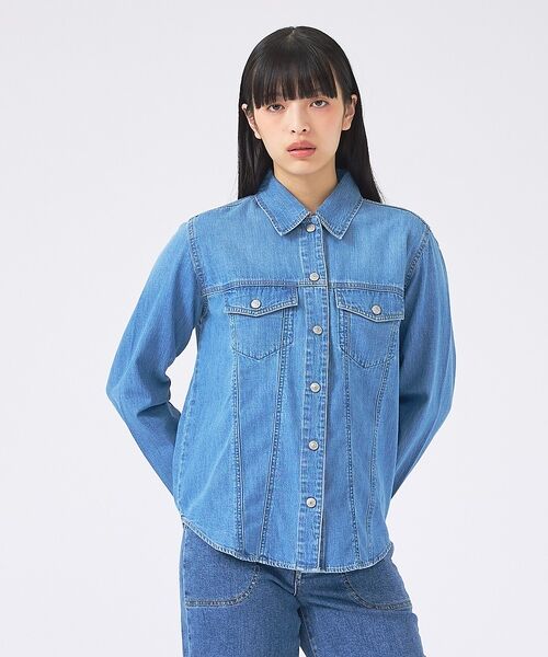 Rouge vif la cle / ルージュ・ヴィフ ラクレ シャツ・ブラウス | 【SOMETHING/サムシング】G-SHIRT/デニムシャツ/デニム【WEB限 | 詳細6
